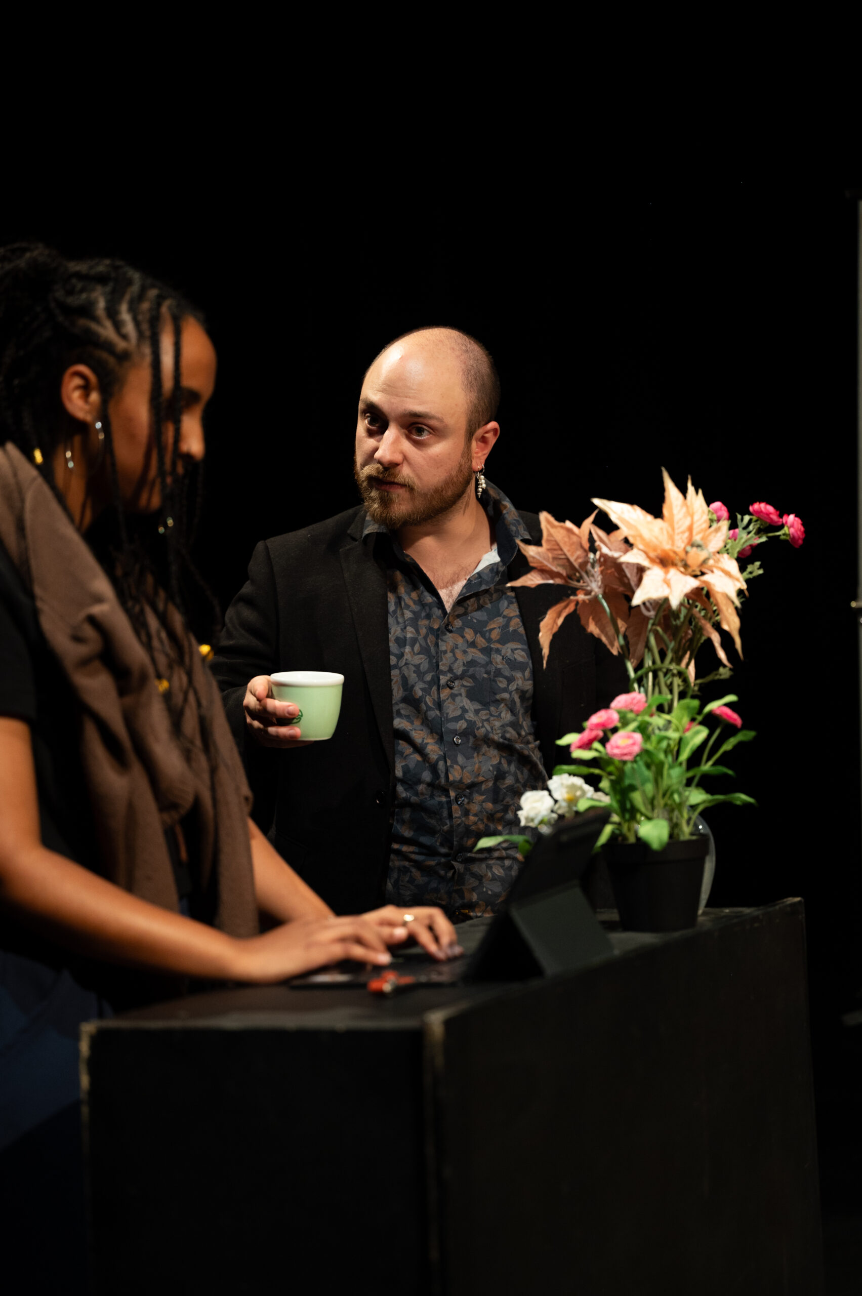 Théâtre-forum sur le sexisme Coffe machine